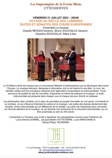 Ensemble La travesia, Concert