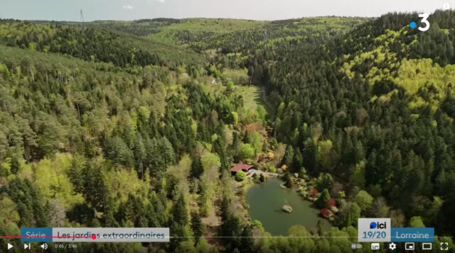 Reportage sur le Jardin Botanique de Gondremer à Autrey – France 3