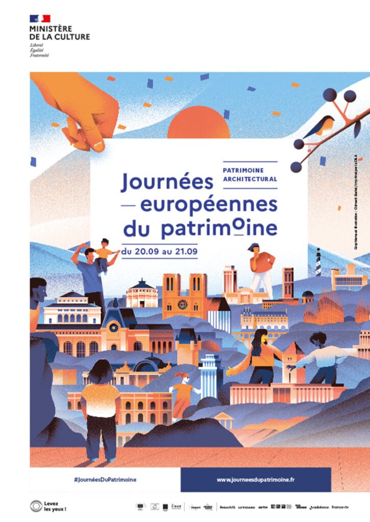 Journées européennes du patrimoine, les 20 et 21 septembre 2025