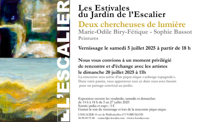 Exposition "Deux chercheuses de lumière" à l'Escalier