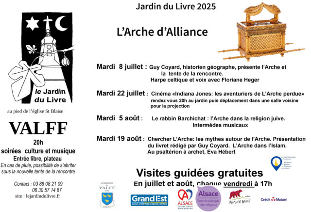 Soirées culture et musique au Jardin du Livre