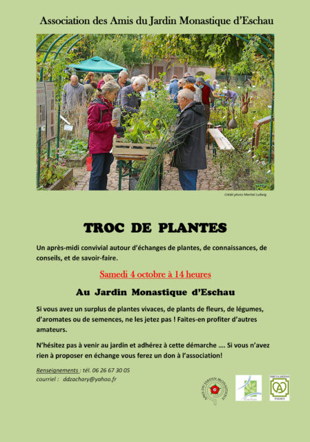 Troc de Plantes au Jardin Monastique d'Eschau