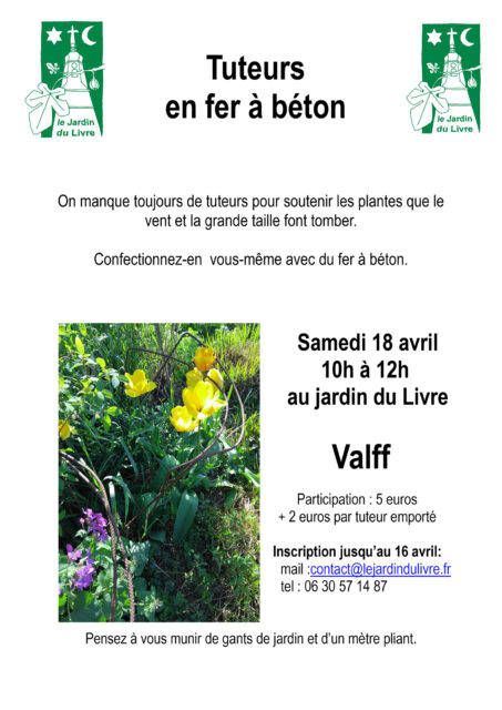 Confection de Tuteurs en fer à béton