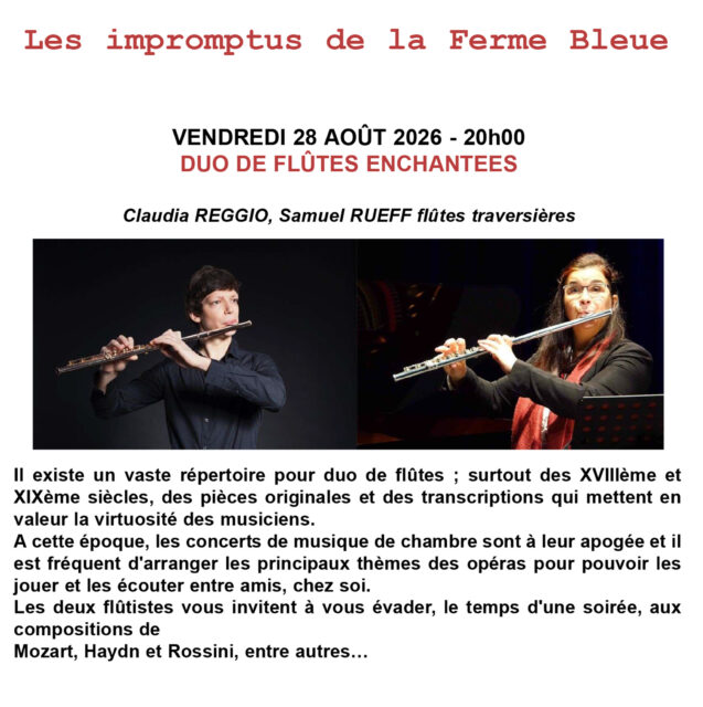 Concert de Claudia Reggio et Samuel Rueff