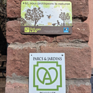 Jardin d’un Brocanteur - Plaque signalétique Parcs & Jardins d'Alsace