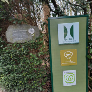Le Jardin de Marguerite - Plaque signalétique Parcs & Jardins d'Alsace