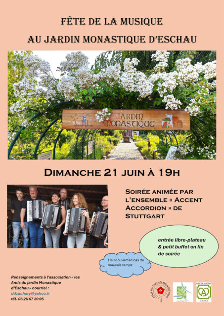 Fête de la Musique au Jardin Monastique d’Eschau