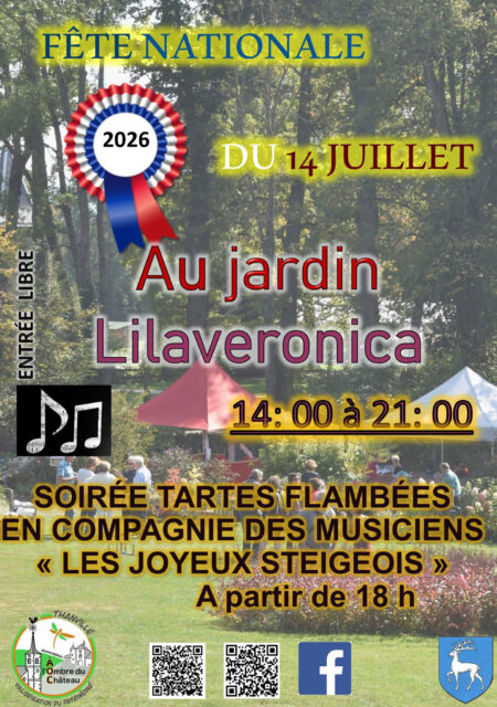 14 juillet au Jardin Lilaveronica