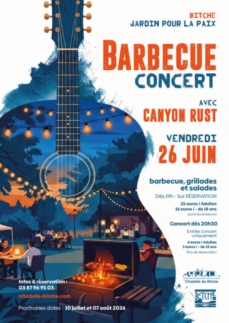 Barbecue-concert au Jardin pour la Paix