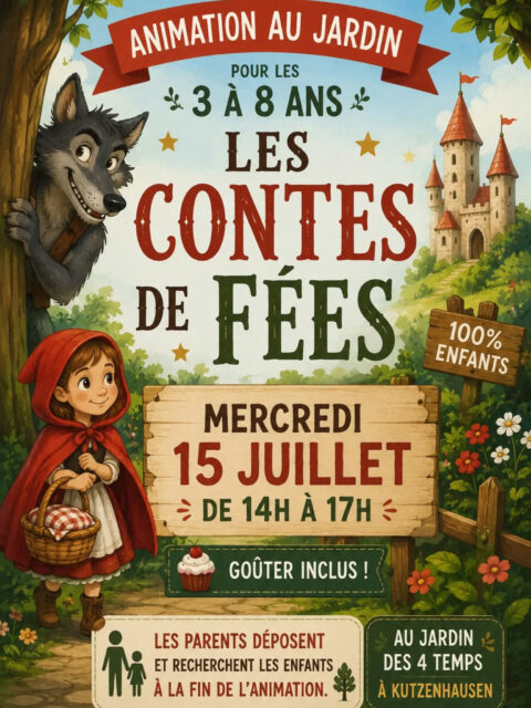 Contes de Fées au Jardin des 4 Temps